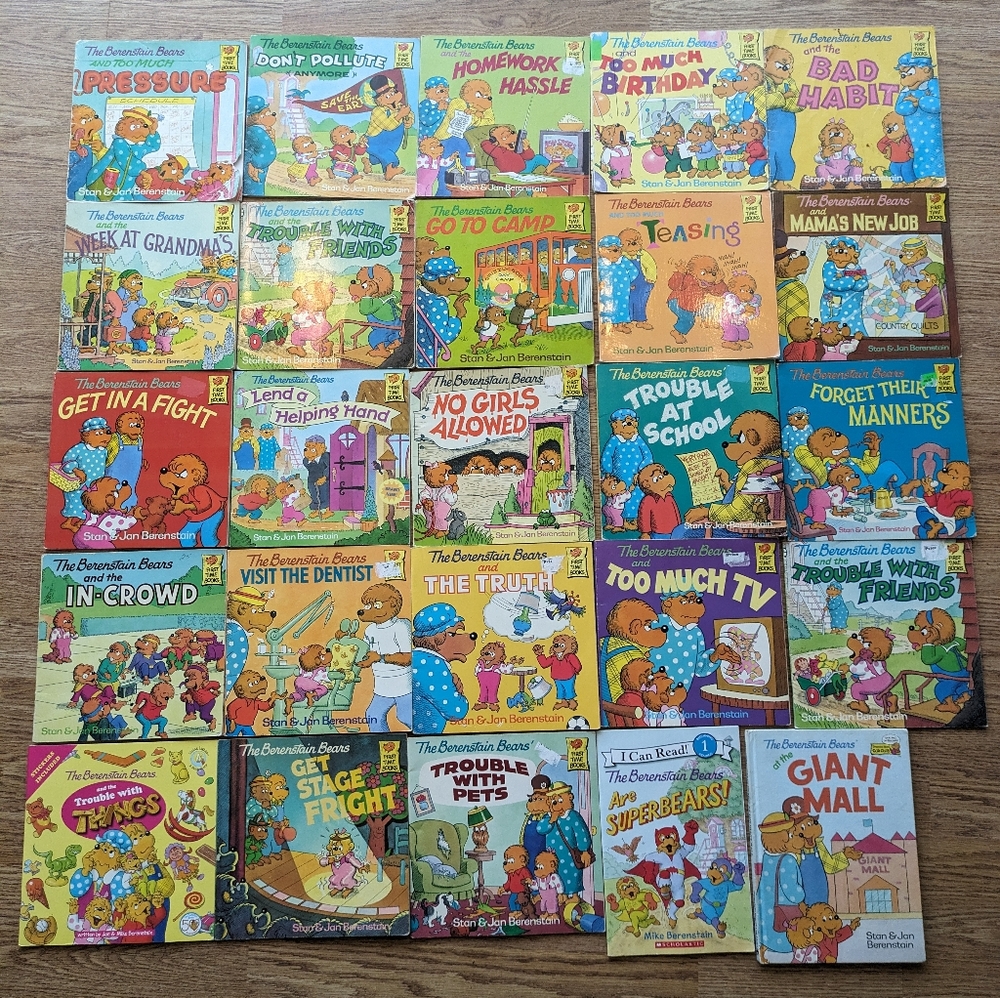 COPY - Set of 25 Berenstain bears books